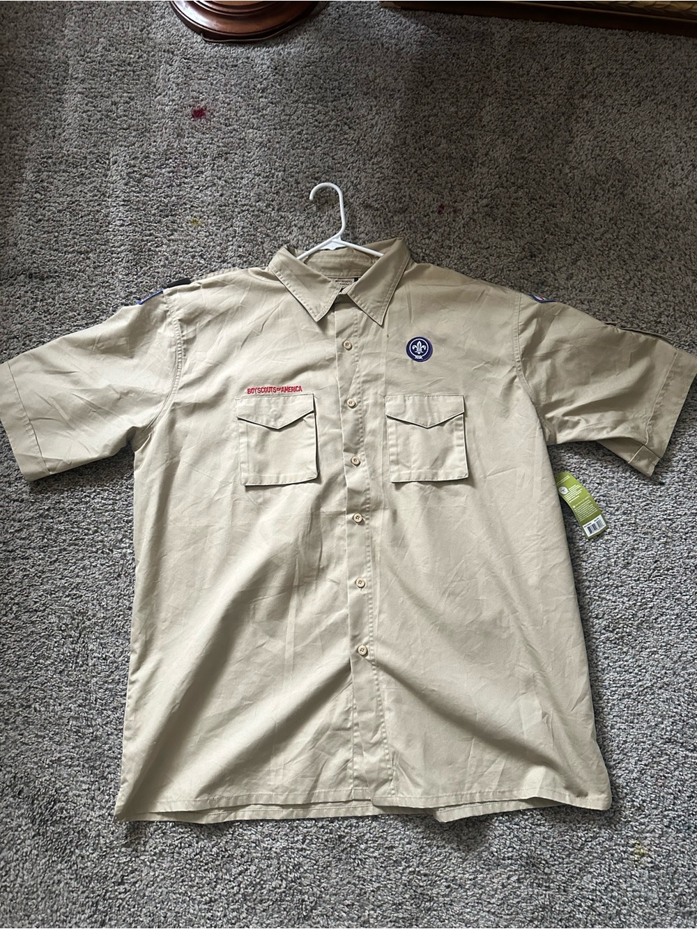BOY SCOUTS Of America Shirt Mens 2XL VENTED Uniform  Scout troop guide